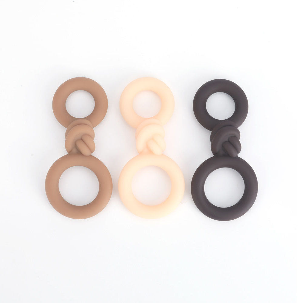 Maia COOPER - Chocolate - Chocolate Brown Cock & Balls Rings