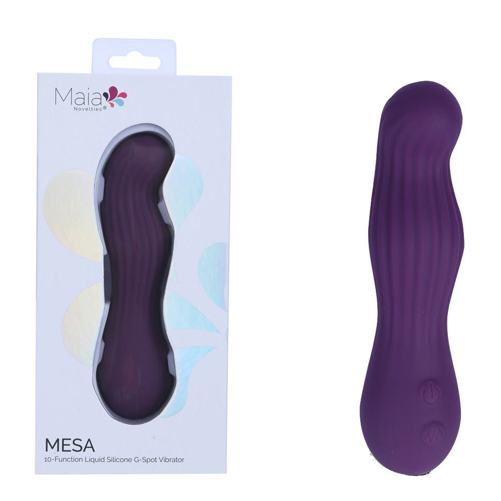 Maia MESA - Purple 15.2 cm USB Rechargeable Vibrator