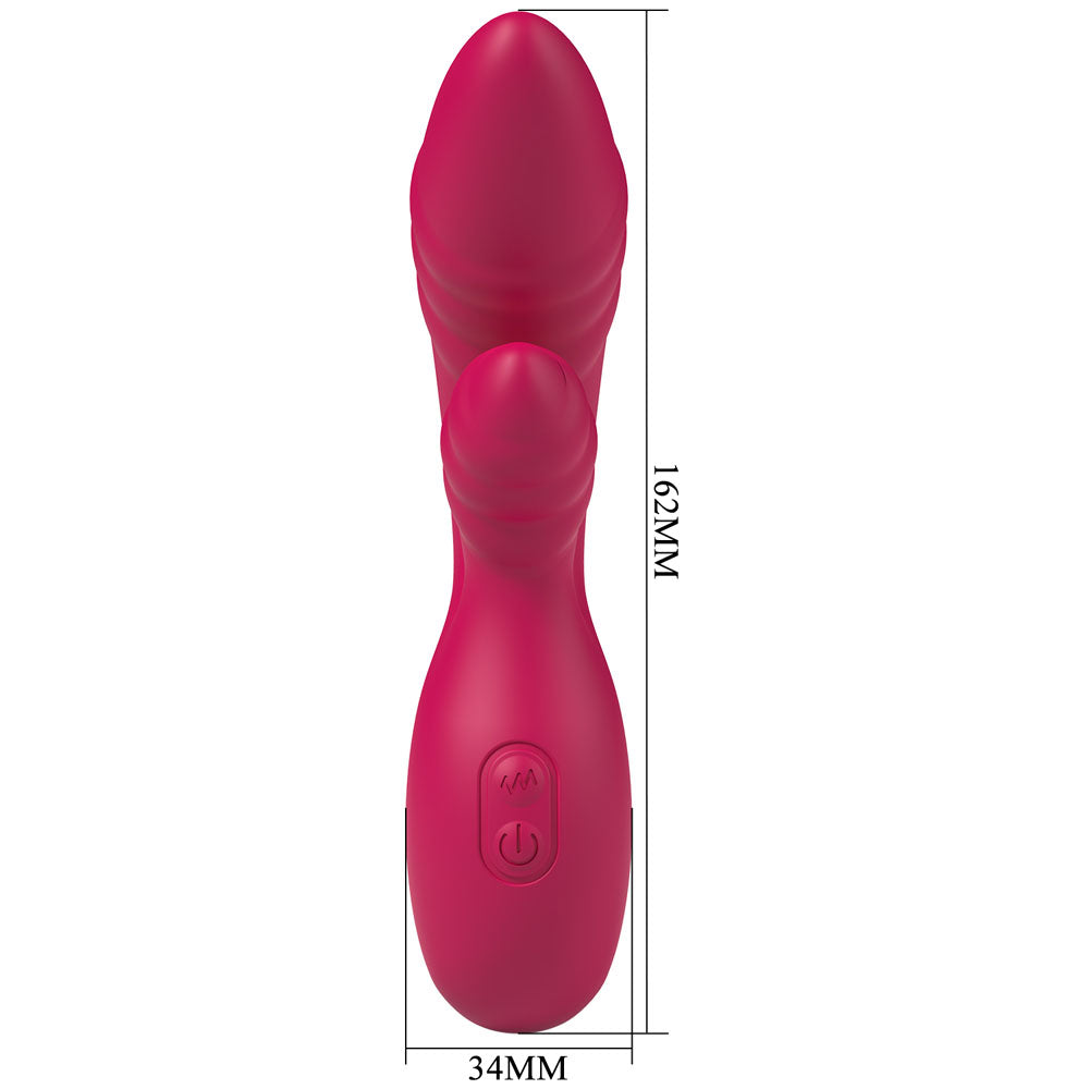 Party Up DALIDA - Pink - Pink 16.2 cm USB Rechargeable Rabbit Vibrator