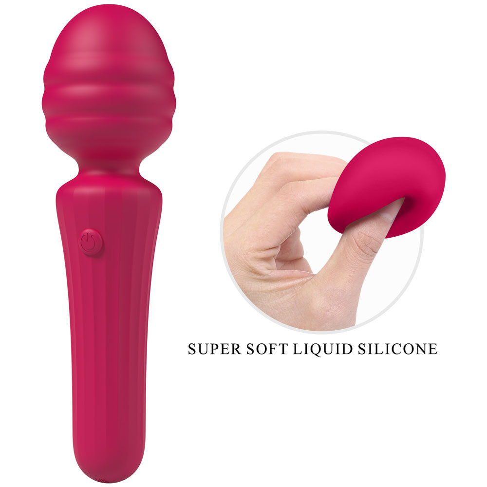 Party Up DUUNA - Pink - Pink 16.9 cm USB Rechargeable Massage Wand - Hush Store Sydney 