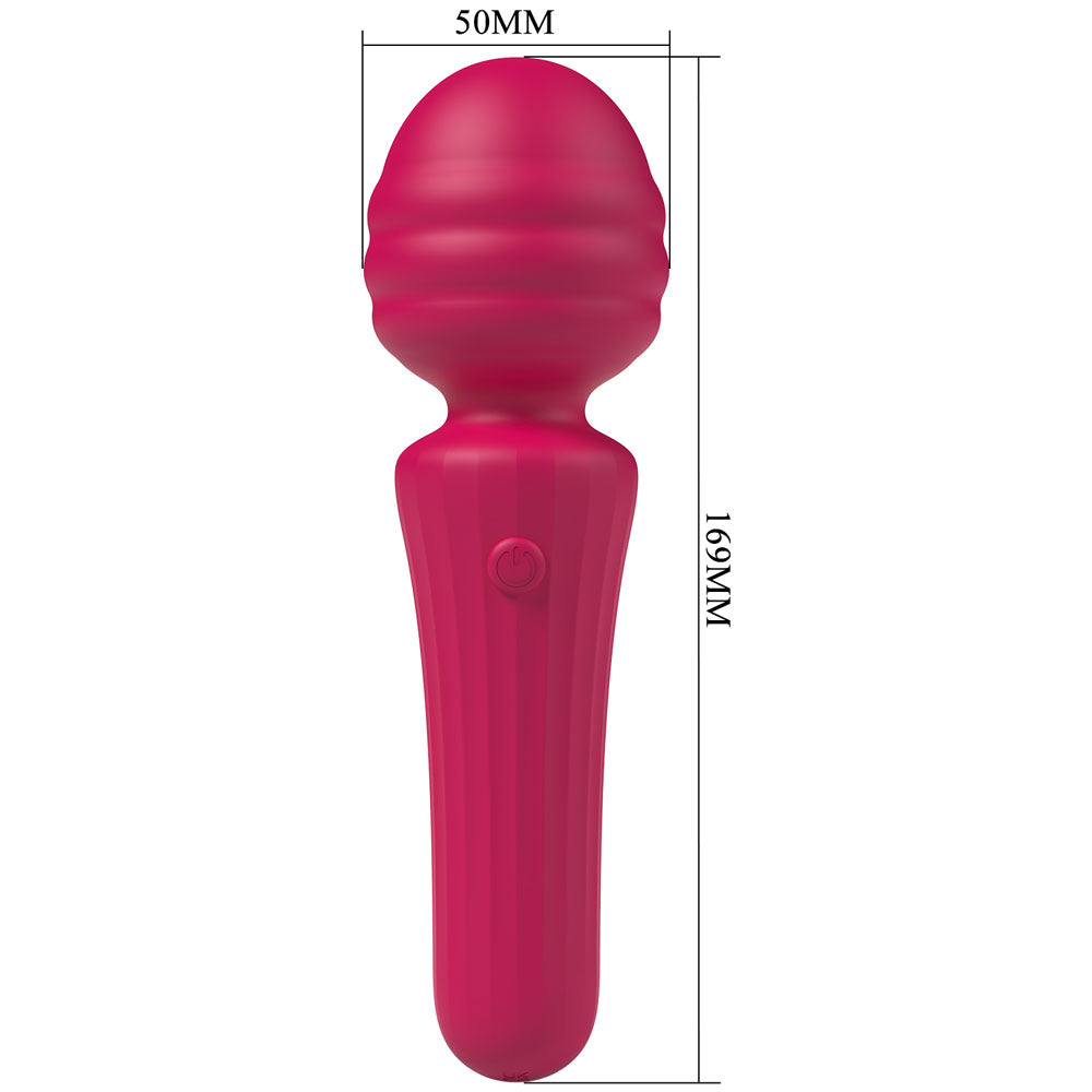 Party Up DUUNA - Pink - Pink 16.9 cm USB Rechargeable Massage Wand - Hush Store Sydney 