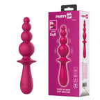 Party Up EVAJANE - Pink - Pink 17.1 cm USB Rechargeable Beaded Vibrator - Hush Store Sydney 