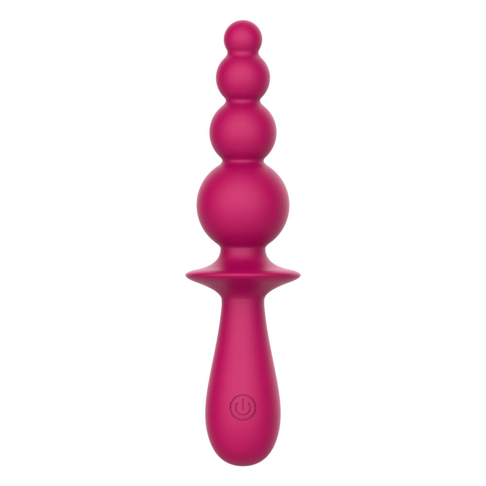 Party Up EVAJANE - Pink - Pink 17.1 cm USB Rechargeable Beaded Vibrator - Hush Store Sydney 