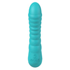 Party Up JAYLEI - Teal - Teal 14.6 cm USB Rechargeable Vibrator - Hush Store Sydney 