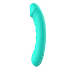 Party Up NIKI - Teal - Teal 15.4 cm USB Rechargeable Vibrator - Hush Store Sydney 