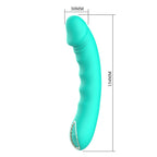 Party Up NIKI - Teal - Teal 15.4 cm USB Rechargeable Vibrator - Hush Store Sydney 