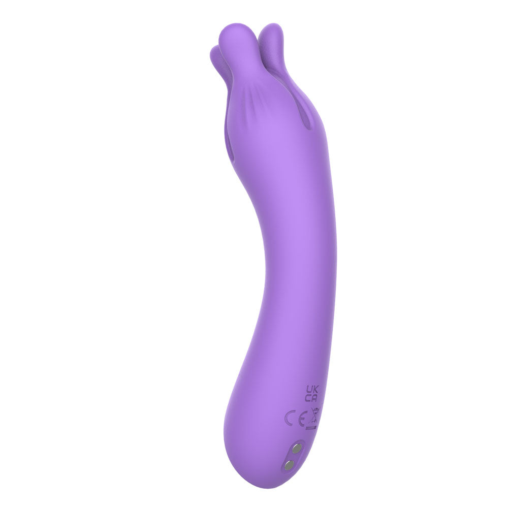 Party Up KELLY - Purple - Purple 13.7 cm USB Rechargeable Vibrator - Hush Store Sydney 