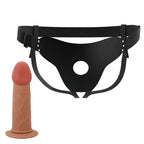 Party Up NATHAN Strap-On - Flesh 17.5 cm Hollow Strap-On