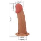Party Up NATHAN Strap-On - Flesh 17.5 cm Hollow Strap-On