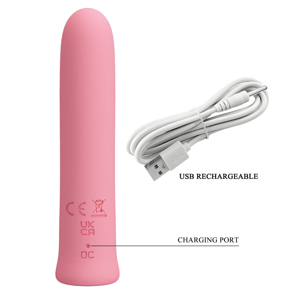 Party Up EDISON Bullet - Pink - Pink 10.3 cm USB Rechargeable Bullet