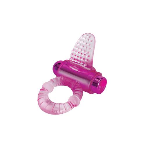 Bodywand Rechargeable Lick It Pleasure Ring - Pink USB Rechargeable Vibrating Cock Ring - Hush Store Sydney 