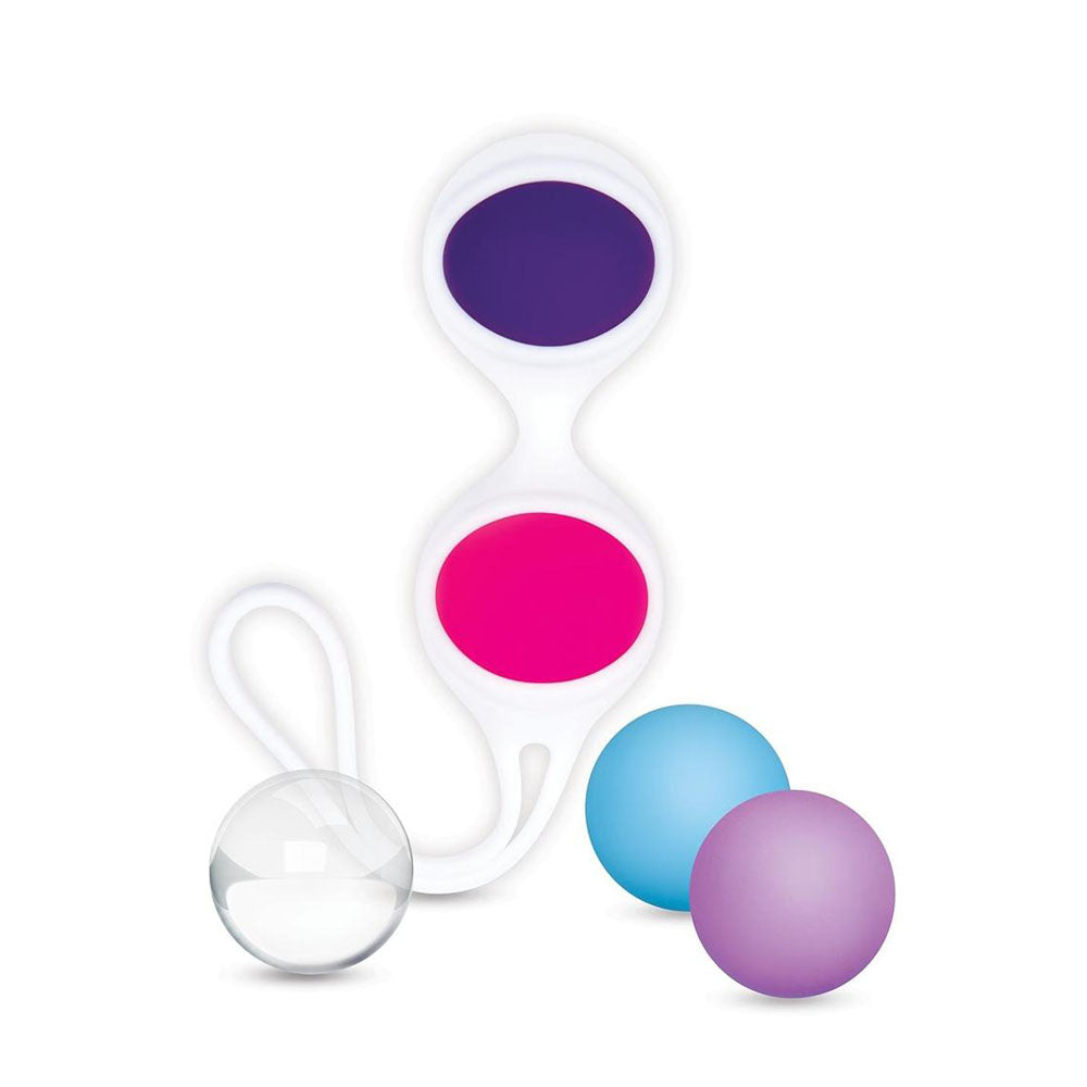 Bodywand Squeeze Mix & Match Kegel Set - Coloured Weighted Kegel Balls Set - Hush Store Sydney 