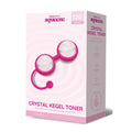 Bodywand Squeeze Crystal Kegel Toner - Glass Weighted Kegel Balls Set - Hush Store Sydney 
