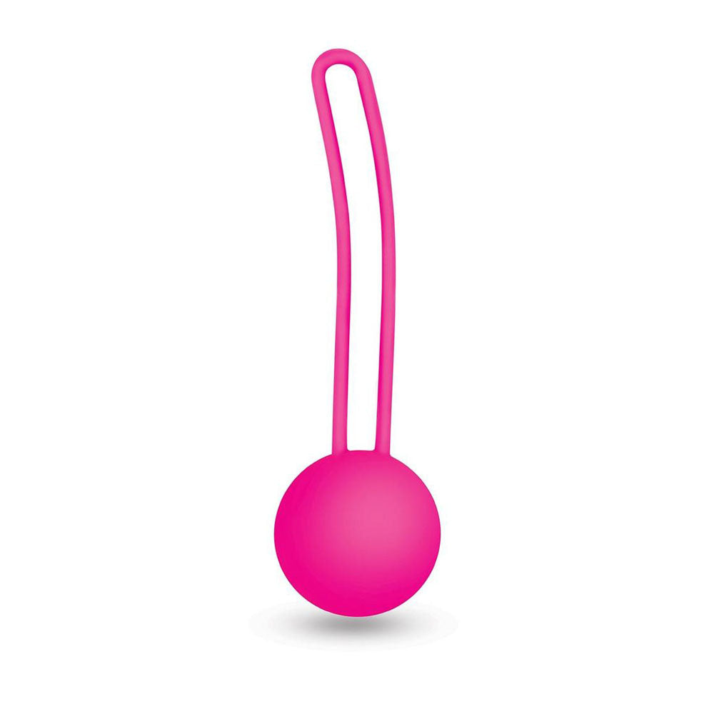 Bodywand Squeeze Single Ball Kegel Toner - Pink Kegel Ball - 37 grams - Hush Store Sydney 