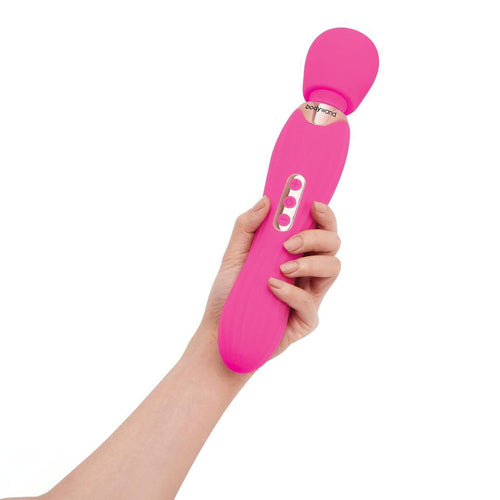 Bodywand RUMBLE WAND 12 Inch - Hot Pink - Hot Pink 30 cm USB Rechargeable Massage Wand - Hush Store Sydney 