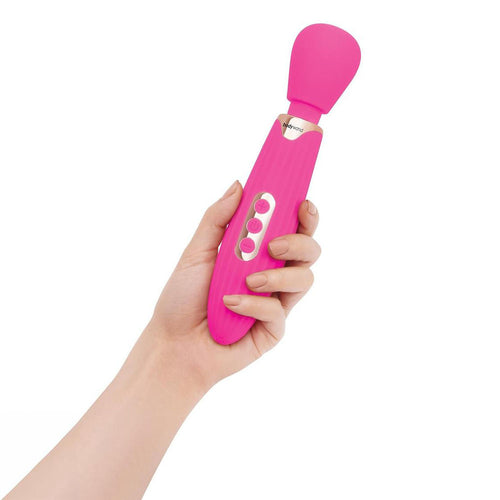 Bodywand RUMBLE WAND 8 Inch - Hot Pink 20.3 cm USB Rechargeable Massage Wand - Hush Store Sydney 