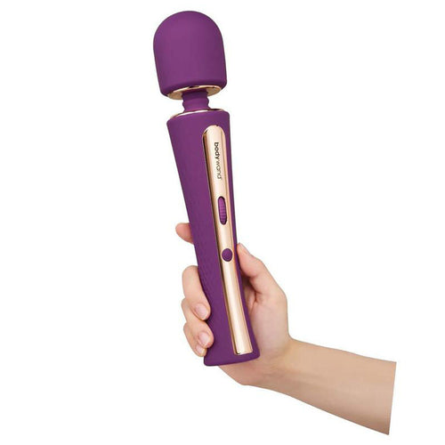 Bodywand Luxe Couture Wand - Purple 28.2 cm USB Rechargeable Massage Wand - Hush Store Sydney 