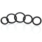 Boneyard Silicone Ring 5 Pcs Kit - Black Cock Rings - Set of 5 Sizes - Hush Store Sydney 