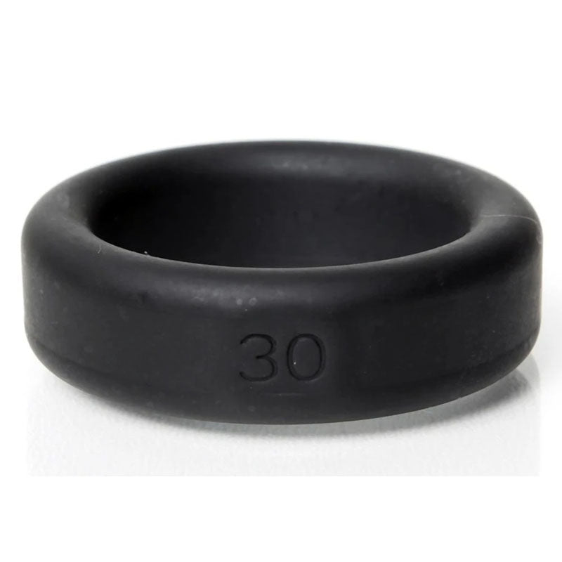 Boneyard Silicone Ring 30mm - Black 30 mm Cock Ring - Hush Store Sydney 