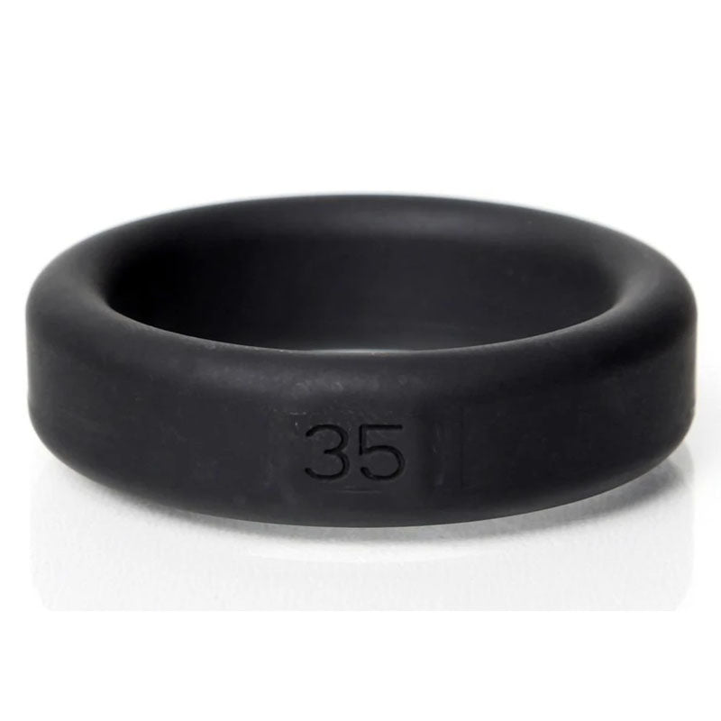 Boneyard Silicone Ring 35mm - Black 35 mm Cock Ring - Hush Store Sydney 