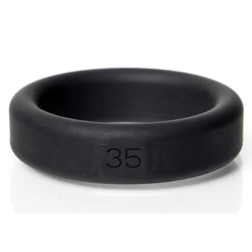 Boneyard Silicone Ring 35mm - Black 35 mm Cock Ring - Hush Store Sydney 