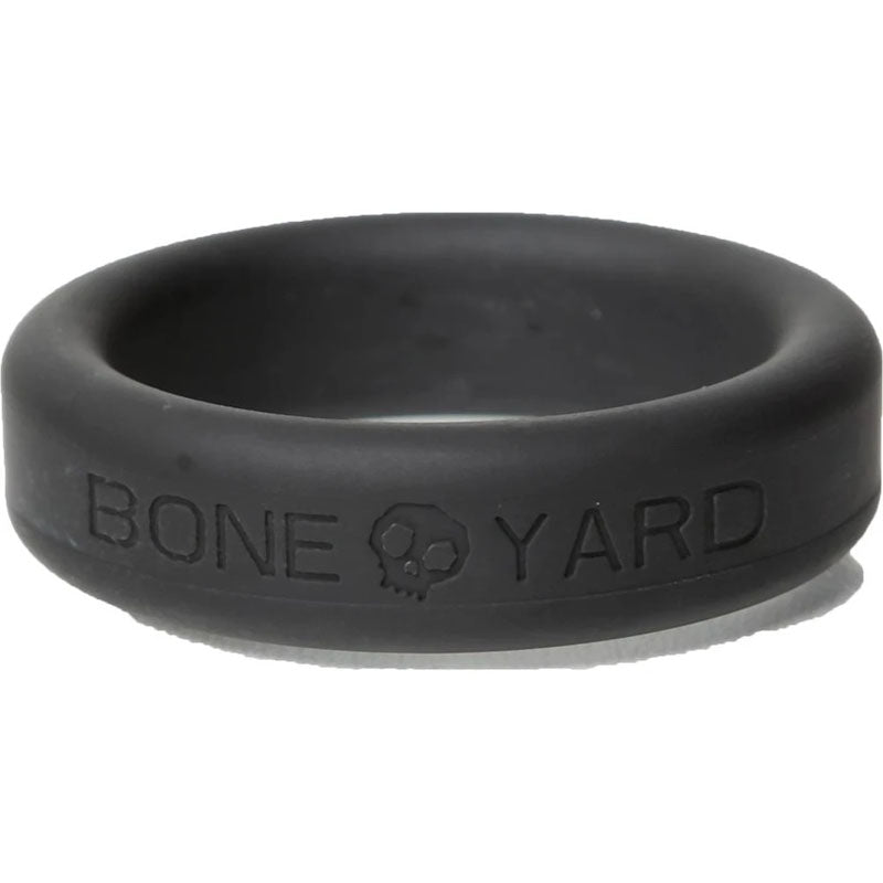 Boneyard Silicone Ring 35mm - Black 35 mm Cock Ring - Hush Store Sydney 