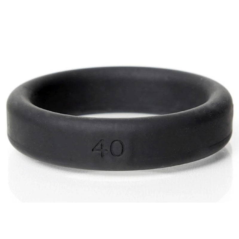 Boneyard Silicone Ring 40mm - Black 40 mm Cock Ring - Hush Store Sydney 
