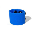 Boneyard Silicone Ball Strap Blue - Blue 3-Snap 4 cm Adjustable Ball Stretcher Ring - Hush Store Sydney 