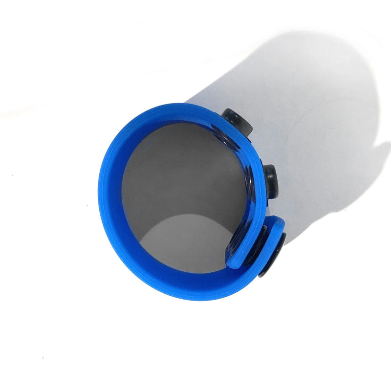Boneyard Silicone Ball Strap Blue - Blue 3-Snap 4 cm Adjustable Ball Stretcher Ring - Hush Store Sydney 
