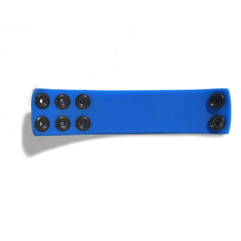 Boneyard Silicone Ball Strap Blue - Blue 3-Snap 4 cm Adjustable Ball Stretcher Ring - Hush Store Sydney 