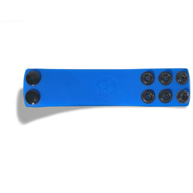 Boneyard Silicone Ball Strap Blue - Blue 3-Snap 4 cm Adjustable Ball Stretcher Ring - Hush Store Sydney 