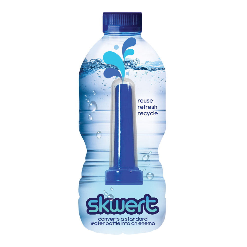 Boneyard Skwert 1 Piece Douche Nozzle - Blue Douche Nozzle for Water Bottles - Hush Store Sydney 