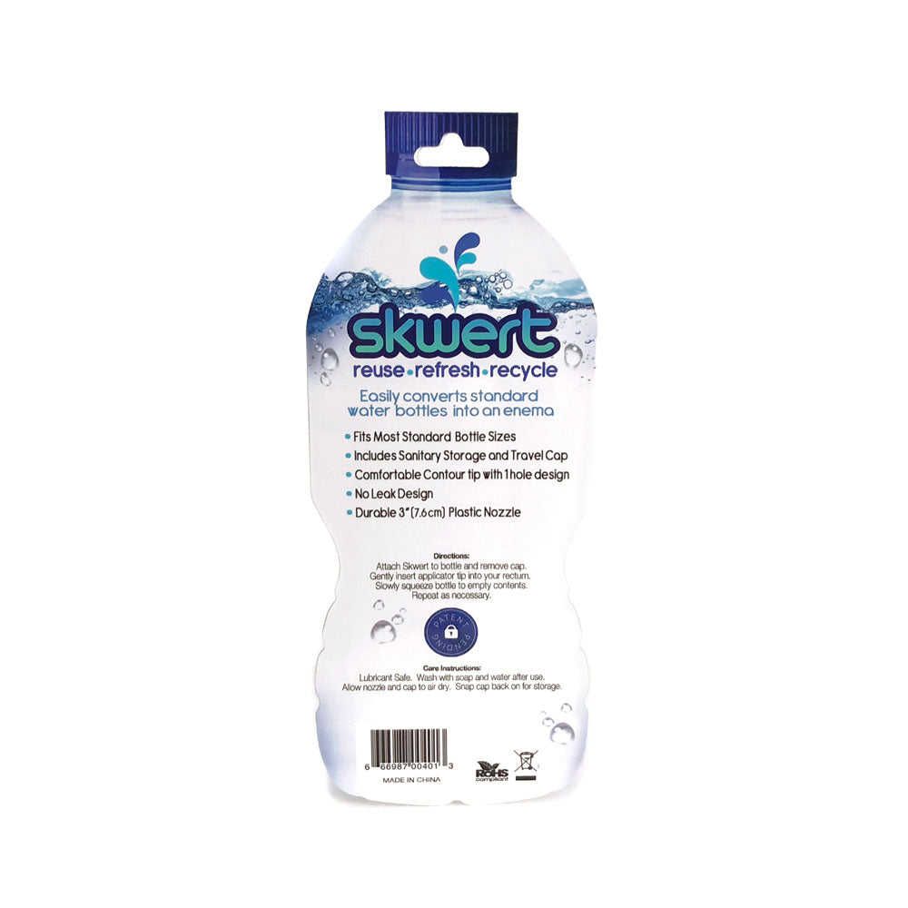 Boneyard Skwert 1 Piece Douche Nozzle - Blue Douche Nozzle for Water Bottles - Hush Store Sydney 