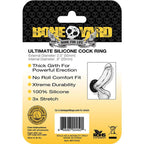 Boneyard Ultimate Silicone Ring Black - Black 50mm Cock Ring - Hush Store Sydney 