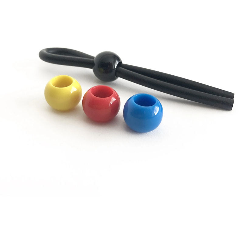 Boneyard Cock Leash Single - Black Adjustable Cock Lasso Ring - Hush Store Sydney 
