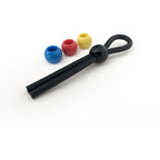Boneyard Cock Leash Single - Black Adjustable Cock Lasso Ring - Hush Store Sydney 