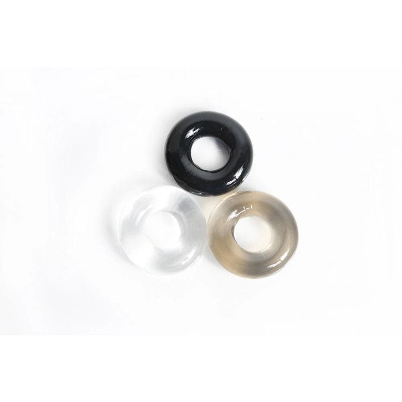 Boneyard Triple Play Cock Rings - 3 Pack - Hush Store Sydney 