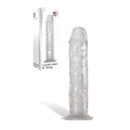 Adam & Eve Crystal Clear 8'' Dong - Clear 20.3 cm Dong - Hush Store Sydney 