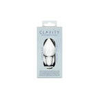 Clarity - Utopian Bud - Clear 8.9 cm Glass Butt Plug