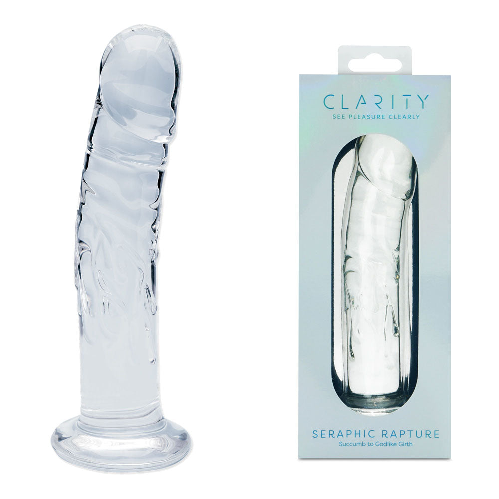 Clarity - Seraphic Rapture - Clear 17.8 cm Glass Dildo