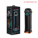 CyberSkin The Titan - Black USB Rechargeable Thrusting & Vibrating Auto Masturbator with Heater