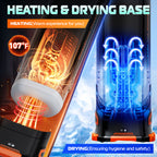 CyberSkin The Titan - Black USB Rechargeable Thrusting & Vibrating Auto Masturbator with Heater