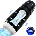 CyberSkin The Warrior - Black USB Rechargeable Sucking & Vibrating Auto Masturbator - Hush Store Sydney 