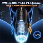 CyberSkin The Galaxy Voy - USB Rechargeable Thrusting & Rotating Auto Masturbator with Heater