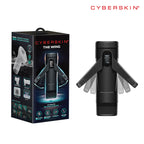 CyberSkin The Wing - Black USB Rechargeable Thrusting & Massaging Auto Masturbator with Heater
