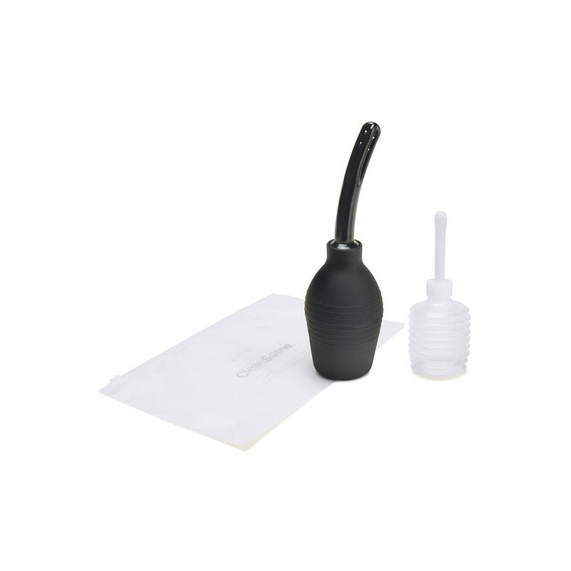 CleanScene 4 Piece Medical Grade Douche Set with Soft Nozzle - 310 ml Capacity with Free Travel Douche Included - Hush Store Sydney 