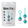 Adam & Eve Eve's Kegel Training Set - Teal/Pink Kegel Trainers - Set of 2 - Hush Store Sydney 