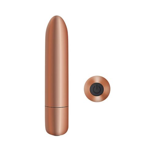 Adam & Eve COPPER CUTIE Rechargeable Bullet - Copper 10 cm USB Rechargeable Bullet - Hush Store Sydney 