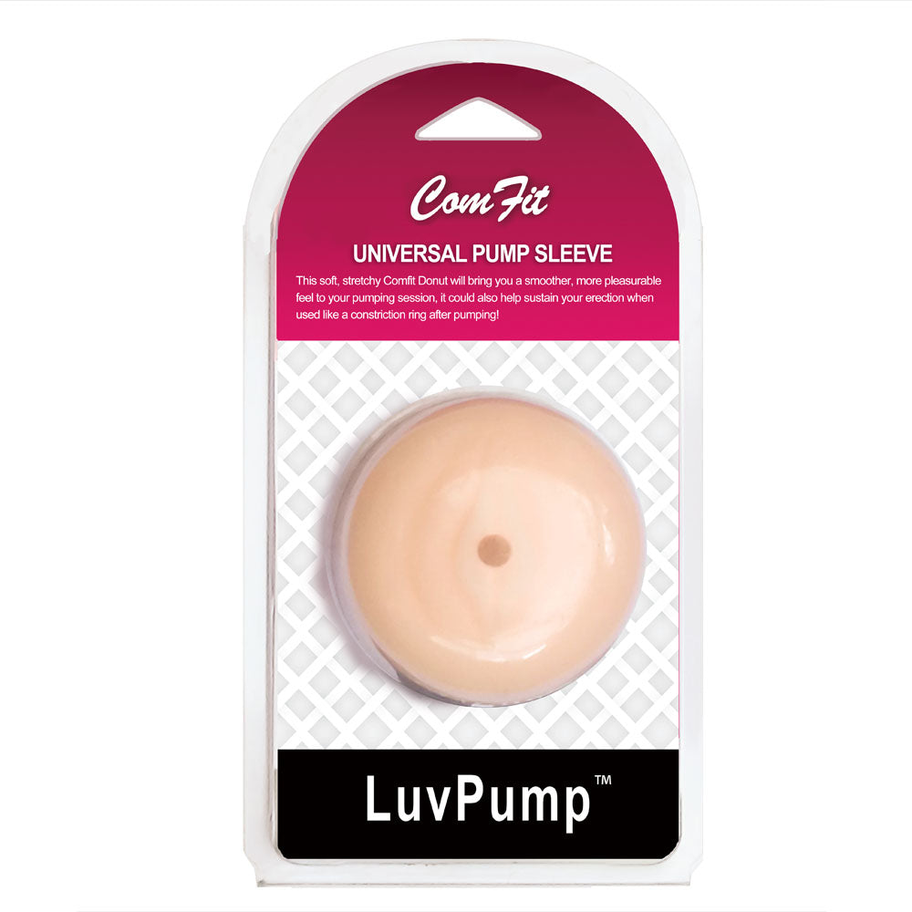 LuvPump ComFit Universal Pump Sleeve - Flesh - Flesh Vagina Universal Penis Pump Sleeve - Hush Store Sydney 