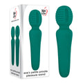 Adam & Eve Petite Private Pleasure Wand - Green 14.8 cm USB Rechargeable Massager Wand - Hush Store Sydney 